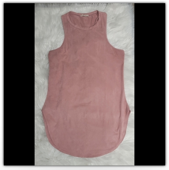 Concert By Clare tunic top faux suede feeling - Picture 1 of 3